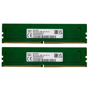Hynix DDR5 16GB (2X8GB) 4800MHz PC5-38400 288-Pin 1RX16 UDIMM Desktop Memory Ram - Picture 1 of 5