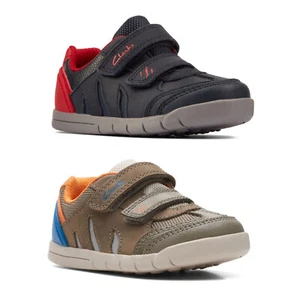 Clarks Rex Play Jungen Freizeit Leder Schuh Größe 4-9,5 - Bild 1 von 18