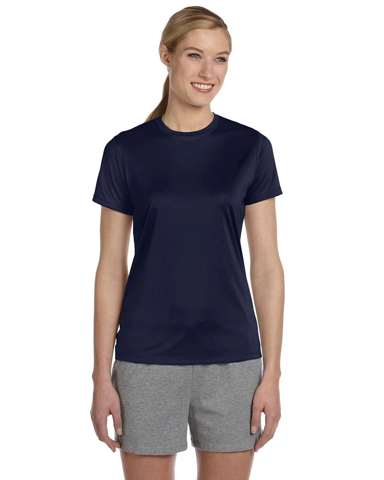 Hanes 4830 Cool Dri Women's Performance Short Sleeve Tee Top T-Shirt - Изображение 1 из 1