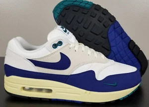 NIKE AIR MAX 1 DEPARTAMENTO DEPORTIVO BLANCO PROFUNDO AZUL REAL FQ8048-133 (TALLA 9) - Imagen 1 de 14