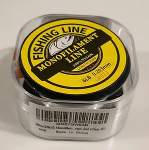 Monofilament Nylon Fishing Line - 6lb, 300m - Clear - Picture 1 of 3