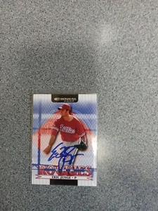 Eric Junge Signed In Person 2002 Donruss The Rookies Phillies Rookie Card - Picture 1 of 1