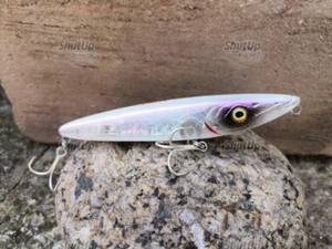 Señuelo de pesca silencioso en aguas altas Fishus Lurenzo Espetit 14 cm 32 g flash blanco - Imagen 1 de 1