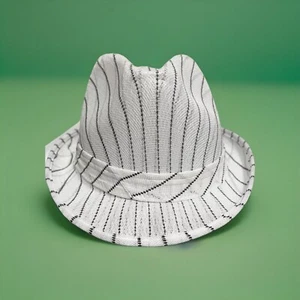 Gangsta Pinstripe Fedora Adult One Size - Picture 1 of 3