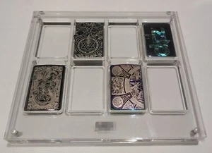 8 Grids Crystal Acrylic Magnetic Display Frame Storage Case For Zippo Lighters - Bild 1 von 5