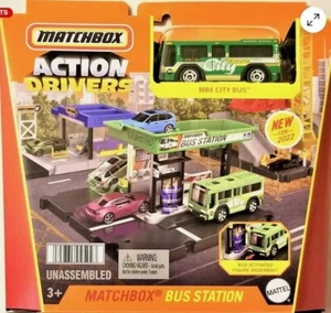 Matchbox - Action Drivers Matchbox Bus Station Playset (BBHDL08) - Picture 1 of 1