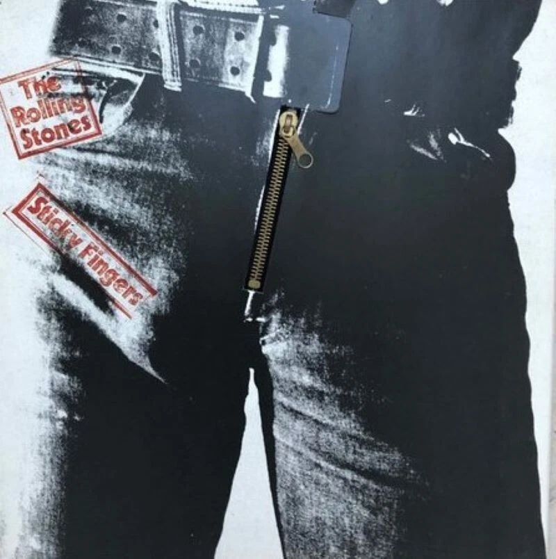 Rolling Stones Sticky Fingers Music Album Cover Poster Print 12 x 12