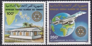 Comore 1980 Yvert A 180/81 Aerei rotanti nuovi di zecca in perfette condizioni - Foto 1 di 1