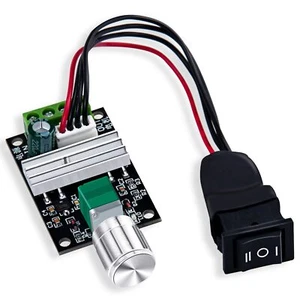 PWM Motor Speed Controler Forward Reverse 1203BB DC 28V 24V 12V 6V 3A 80W wit... - Afbeelding 1 van 7
