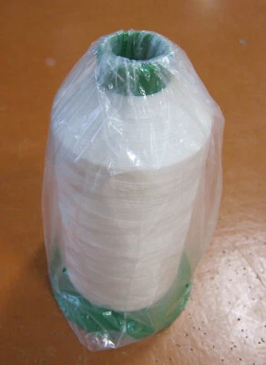 A & E Bonded Polyester Thread MIL-spec AA-59826A T-1 C-A White FF-135 16oz Spool - Image 1 of 2