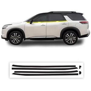 Fit Nissan Pathfinder 22 23 Window Side Chrome Delete Decal Film Blackout Trim - Picture 1 of 7