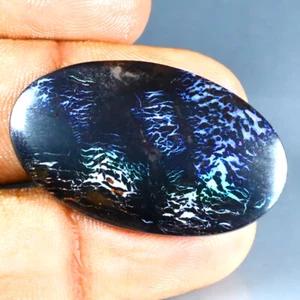 25.74 ct Fancy (34 x 20 mm) (Un-Heated) Australia Boulder Matrix Opal Gemstone - Picture 1 of 1