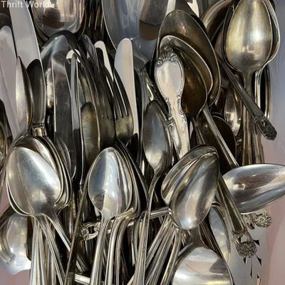 1847 Rogers Eternally Yours 162pc Silver Plate Flatware Lot Mixed Patterns - Image 1 of 4