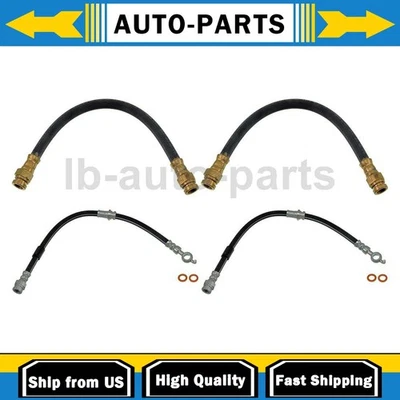 4x Manguera de freno delantera trasera para Mazda Protege 1999-2000 1,8 L Foto 1 de 4