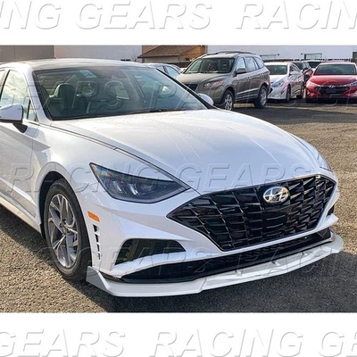 KIT ALERÓN LABIO PARACHOQUES DELANTERO PINTADO BLANCO HYUNDAI SONATA 2020-2023 Foto 1 de 4