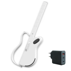 Lava Music Genie Gitarre Smart-Gitarre Weiss mit keepdrum Ladegerät - Bild 1 von 9