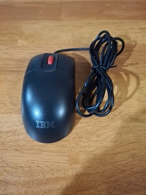 IBM MO28UOL Mouse 3 Button USB Opticall PC Computer Mice Black Vintage - Image 1 of 2