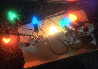 King O Lites Noma Christmas Tree Vintage Light Set, 7 Stand in Original Box Work - Image 1 of 4