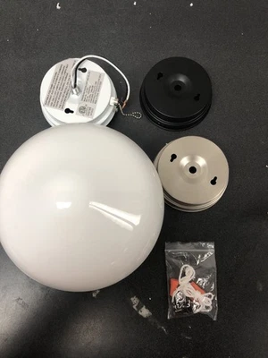 Hampton bay 91381 1-Light Multi-Finish Ceiling Fan Globe LED Light Kit - Image 1 of 2