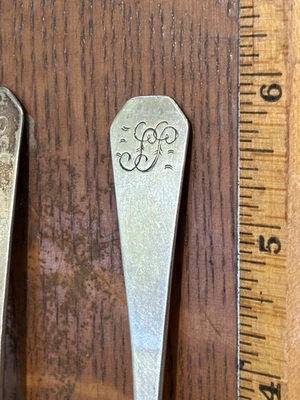 Raro Filadelfia 1790s Federal Ataúd Punta Extremo Moneda Plata Cucharadita Americana Foto 1 de 4