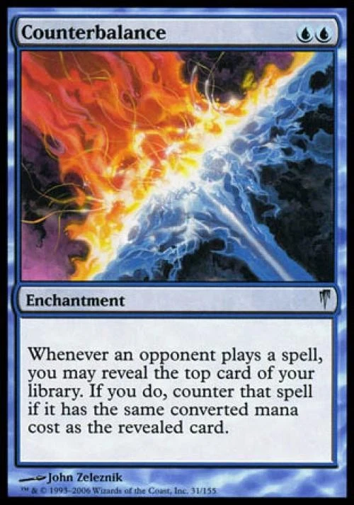 MTG English Counterbalance NM Foil Coldsnap - Image 1 of 1