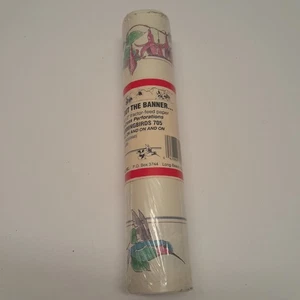 Vintage Kolibri Banner 36' x 8,5" Roll Out The Banner #705  - Bild 1 von 5
