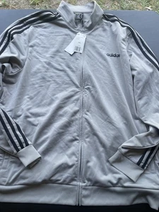 Chaqueta Adidas Track Top Hombre Talla XXL Gris Auténtica Ropa Activa Originales Nueva con Etiquetas - Imagen 1 de 10