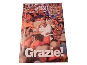 POPE JOHN PAUL II SEGNO INSERT COMMEMORATIVE APR 2005 ALL IN ITALIAN ROME ITALY - Imagen 1 de 5