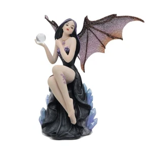 Fairyland Collection 6" Fata Oscura Strega Spirito Foresta con Palla Magica su Pianto... - Foto 1 di 7