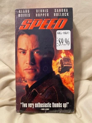 SPEED (VHS-1994) KEANU REEVES-SANDRA BULLOCK-WATERMARKS-OOP-HTF-RARE-SEALED NEW - Image 1 of 4