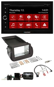 Blaupunkt Lenkrad DVD Bluetooth DAB 2DIN USB Autoradio für Citroen Nemo Fiat Fio - Bild 1 von 12