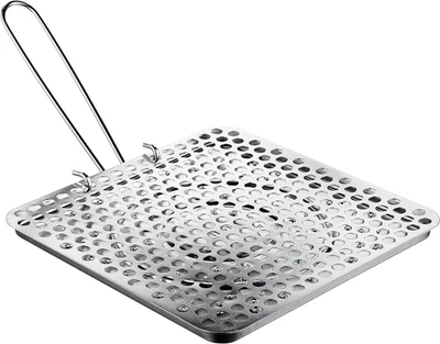 Foldable Tin Plate Stovetop Bread Toaster – Ideal for Home and Camping Use – for - Image 1 of 4