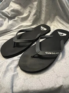 Quiksilver Mens 12/13 Molokai Core Summer Beach Pool Sandals Thongs Flip Flops - Picture 1 of 6