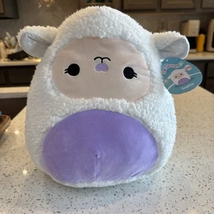 Squishmallows FuzzAMallow Fuzz A Mallow Sophie The Lamb White Kellytoys NWT 2022 - Picture 1 of 4