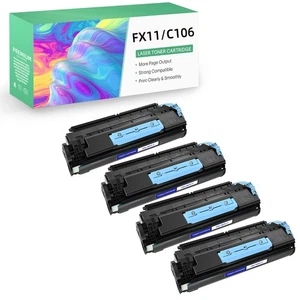 4PK CRG-106 Toner Cartridge Compatible with Canon 106 imageClass MF6560 MF6580 - Picture 1 of 12