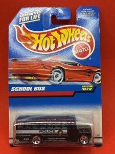 đ„Vintage 1997 Hot Wheelđ„AutobĂșs escolar de policĂa coleccionista #72 - Imagen 1 de 6