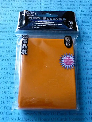 Sleeves x 50 Orange Deck Protectors Yu-gi-oh! Max Protect Neo Sleeves SMALL - Image 1 of 3