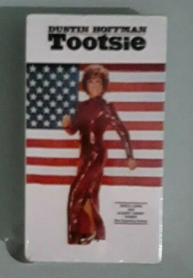 dustin hoffman TOOTSIE   VHS VIDEOTAPE NEW corner dings rounded corners - Image 1 of 2