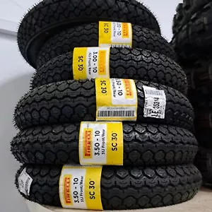 3.50-10 51J PIRELLI SC 30 DOT/ANNO 2024 X PIAGGIO VESPA PX LML GOMME - Foto 1 di 1