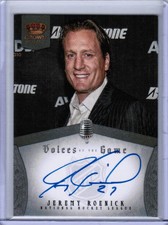 13/14 CROWN ROYALE JEREMY ROENICK VOICES OF THE GAME AUTO PHILADELPHIA FLYERS