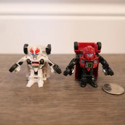 Transformers Bot Shots Sentinel Prime & Prowl Figures Dark of the Moon Lot !!! - Image 1 of 2