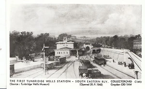 Postal ferroviaria - La primera estación de Tunbridge Wells - South Eastern Rly - V2231 - Imagen 1 de 1