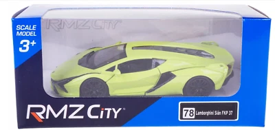 Lamborghini Sian FKP 37 Italian Sports Car Model Diecast Toy RMZ Yellow 1:32 - Image 1 of 4