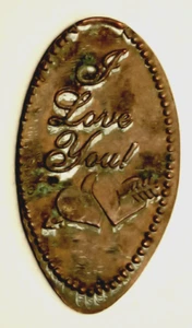 I LOVE YOU Pressed Penny - Bild 1 von 1