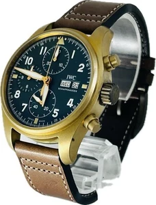IWC Fliegeruhr Spitfire IW387902 grünes Zifferblatt 41mm Herrenuhr TOP A3061 - Bild 1 von 11
