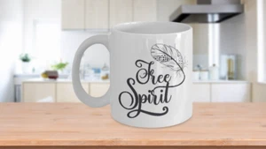 Free Spirit Inspirational Kaffeebecher - Bild 1 von 3