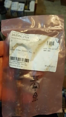 fronius plasma tip 34,0350,2121 TTW4000P.  Nbx6 - image 1 of 2