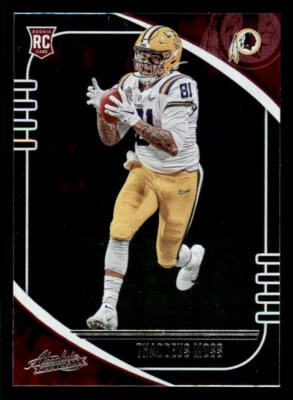 2020 Absolute #191 Thaddeus Moss RC - Image 1 of 2