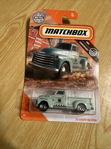 2020 Matchbox '47 Chevy AD 3100 96/100 Green National Parks - Picture 1 of 2