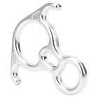 Durable Easy To Insal 8Ring Descender Sturdy High Strength Rock Climbing